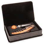 Screw It - WINE TOOL SETS: *Free Shipping* - Custom Engraved 2 and 4 Piece Wine Tool Sets - Vegan Leather and Bamboo Boxes