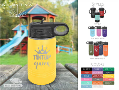 Tantrum Queen - Tantrum King - BABY & KID DRINKWARE: *Free Shipping* - Custom Polar Camel Sippy Cup - Personalized Toddler Water Bottle