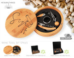 Screw It - WINE TOOL SETS: *Free Shipping* - Custom Engraved 2 and 4 Piece Wine Tool Sets - Vegan Leather and Bamboo Boxes